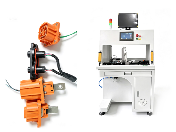 Automotive HV LV connector pin retention tester