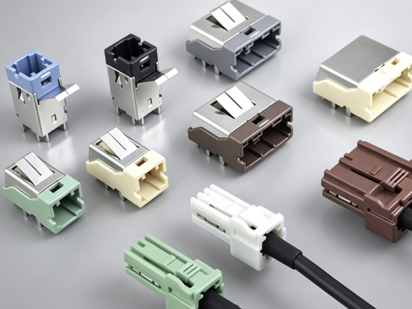Medical electronics connector